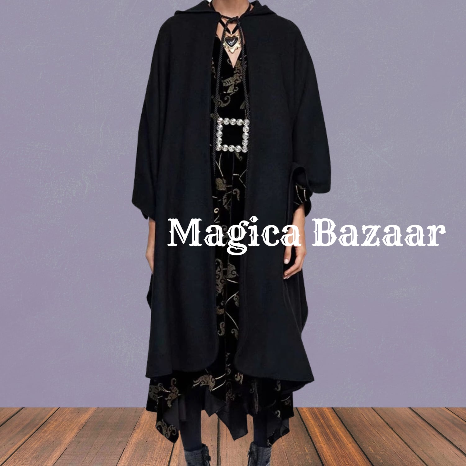 闇に潜む魔導師のパーカー M22542 | 奇妙な洋装雑貨店 Magica Bazaar