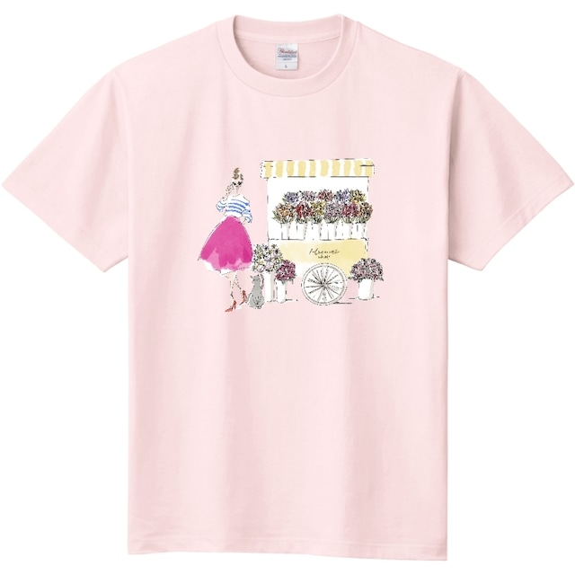 【Illustration series♡】Bouquet t-shirt