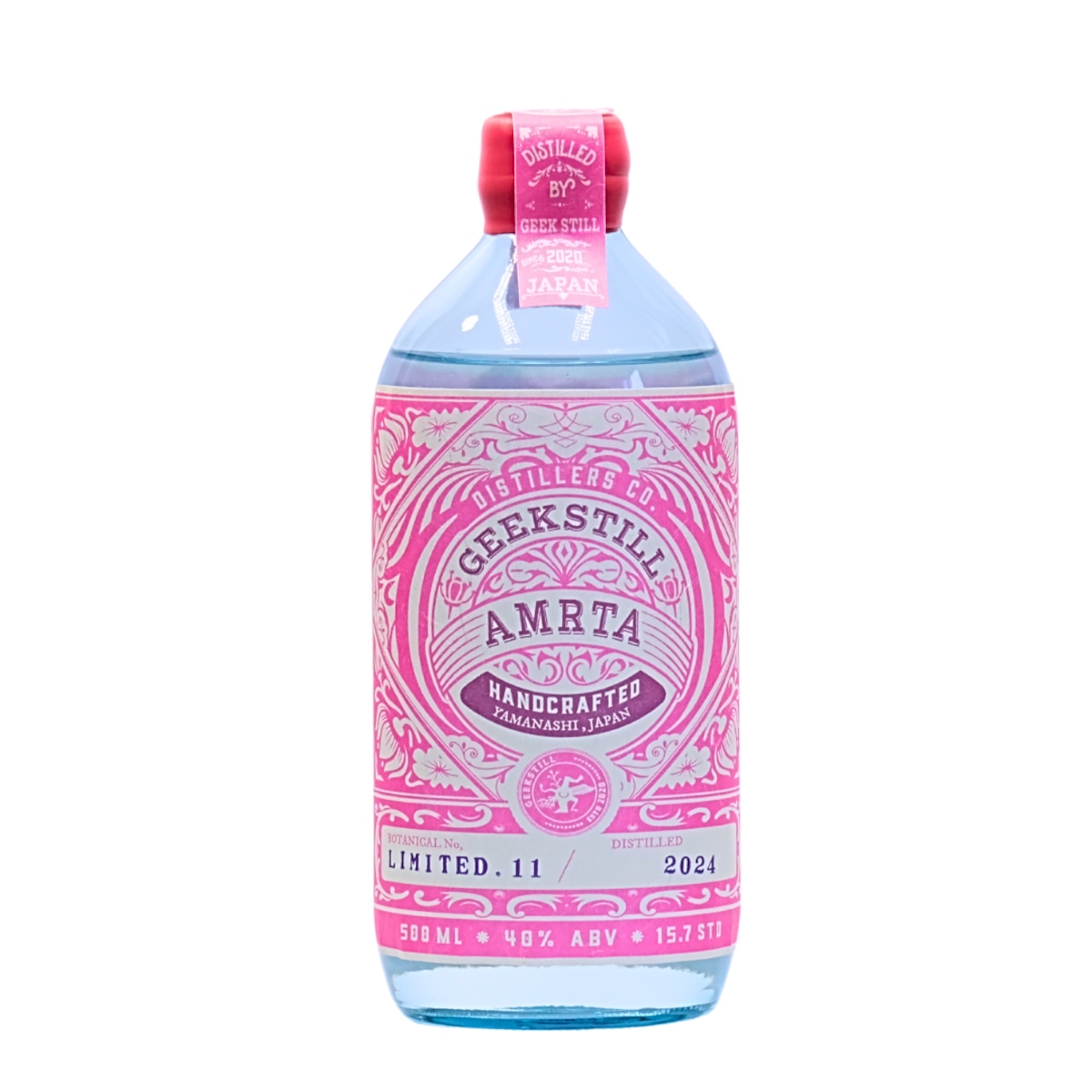 GEEKSTILL AMRTA GIN サクラとモモの花 ジン【新品・送料込】 GEEKSTILL アムリタジン リミテッド 11 サクラとモモの花 / AMRTA GIN