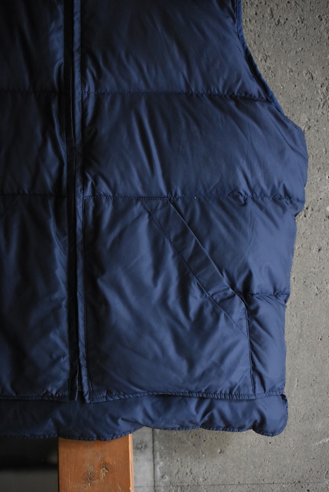 OK/80's "Eddie Bauer" quilting nylon goose down vest