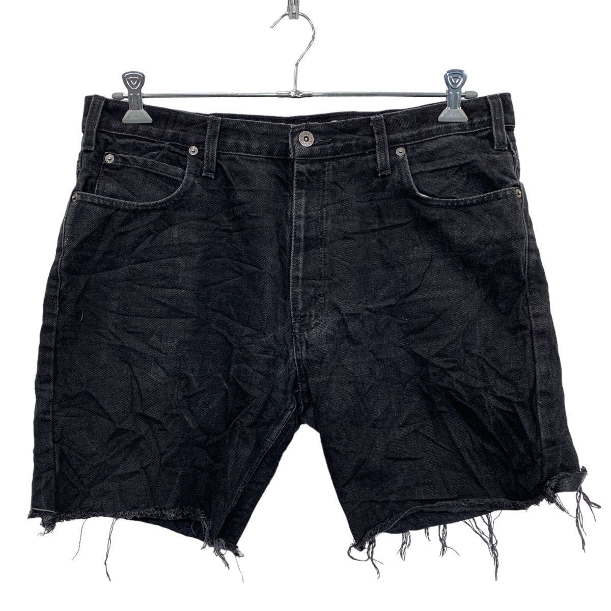 Dickies デニムショートパンツ W36 ディッキーズ ブラック ハーフ