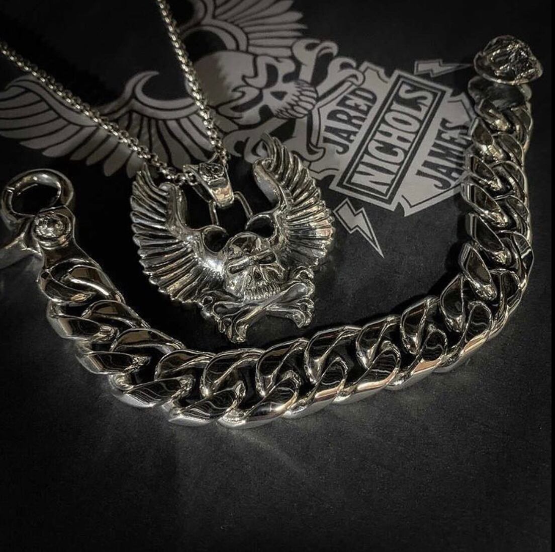 THIRTEENDESIGNS サーティーンデザインズ GULL WING SKULL THIRTEENDESIGNS サーティーンデザインズ GULL WING SKULL
