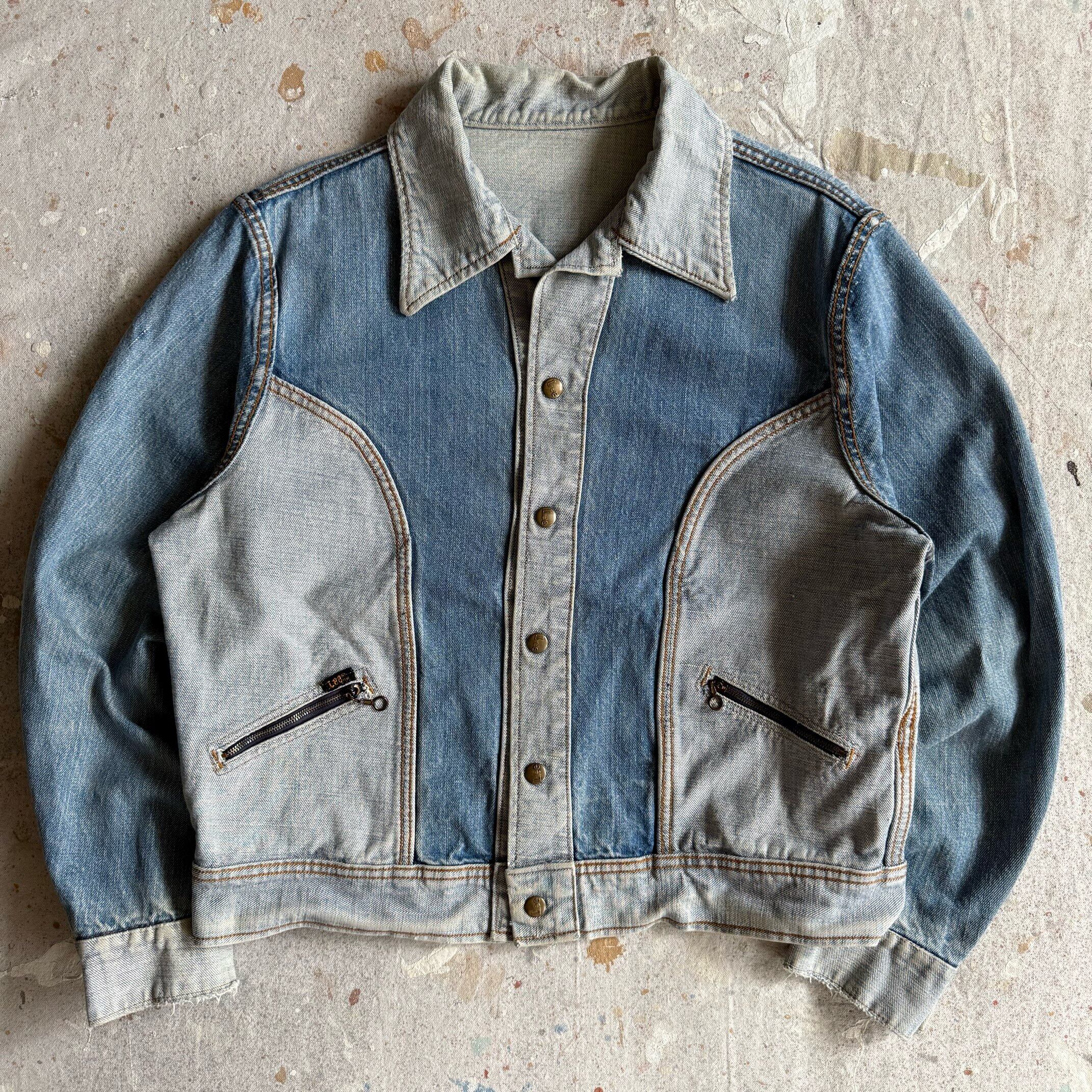 1970s Lee Denim Jacket Reversible L位 Z149