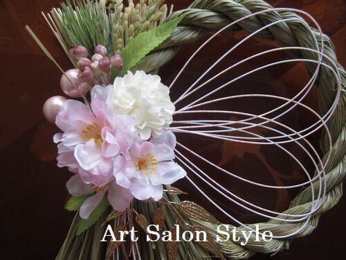 お正月しめ縄飾り 続・姫飾り(中サイズ) | artsalonstyle お正月しめ縄飾り 続・姫飾り(中サイズ) | artsalonstyle