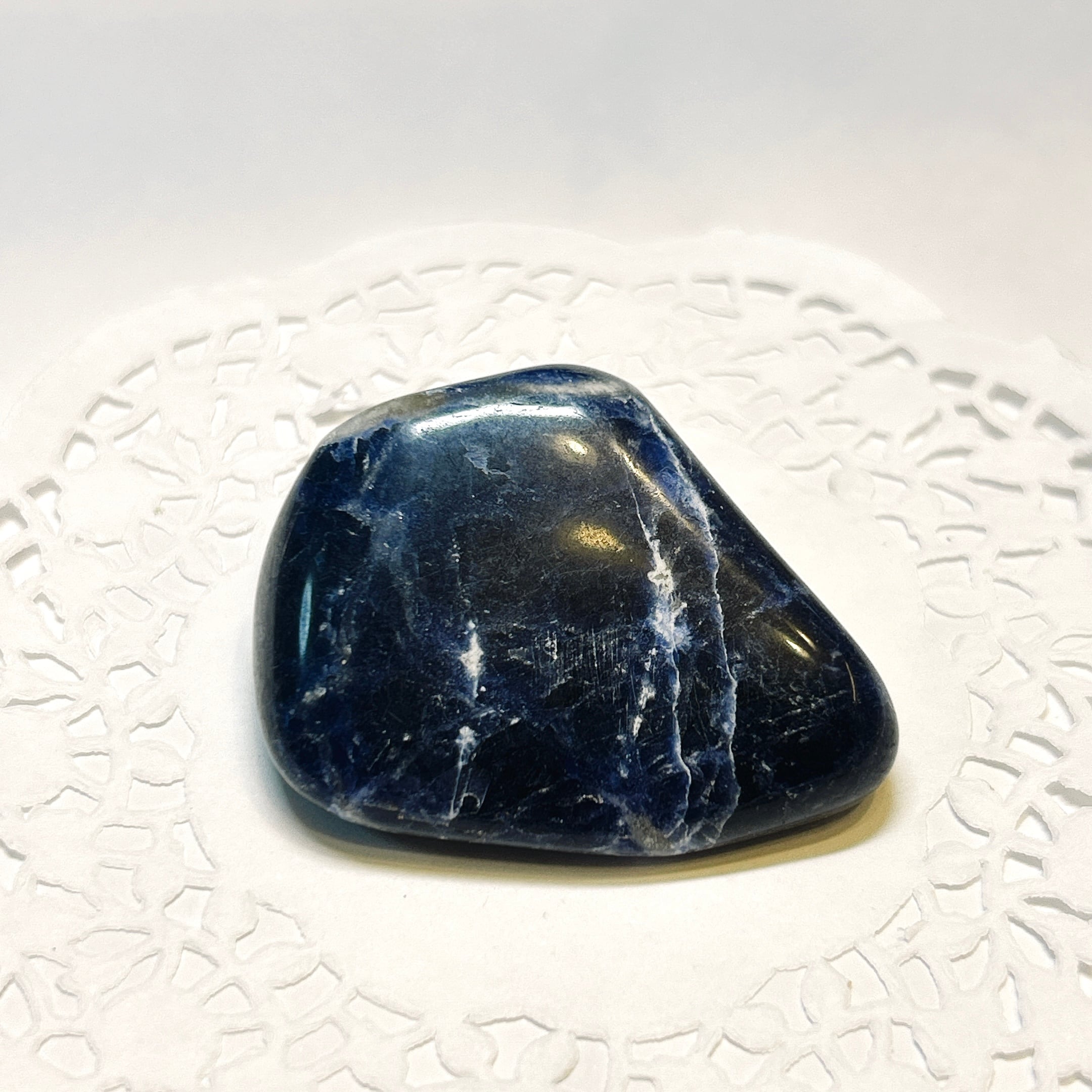 18035】ソーダライト タンブル ペブル Sodalite 天然石 磨き石 鉱物