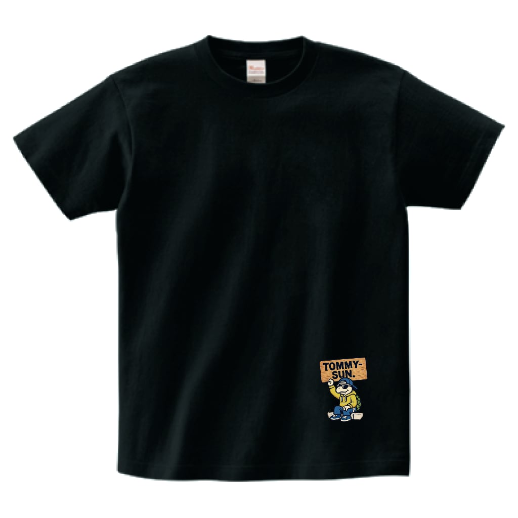 Signboard Turtleワンポイント亀Tシャツ