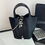 Genuine leather bucket bag (ME487)