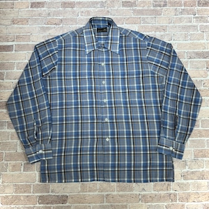 Ⓚ1970s JC PENNY CHECK SHIRT