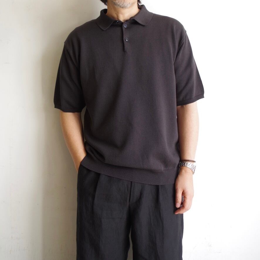 comm.arch コムアーチ Giza Cotton Knitted Polo comm.arch. Giza Cotton Knitted Polo S/S | 1F Store