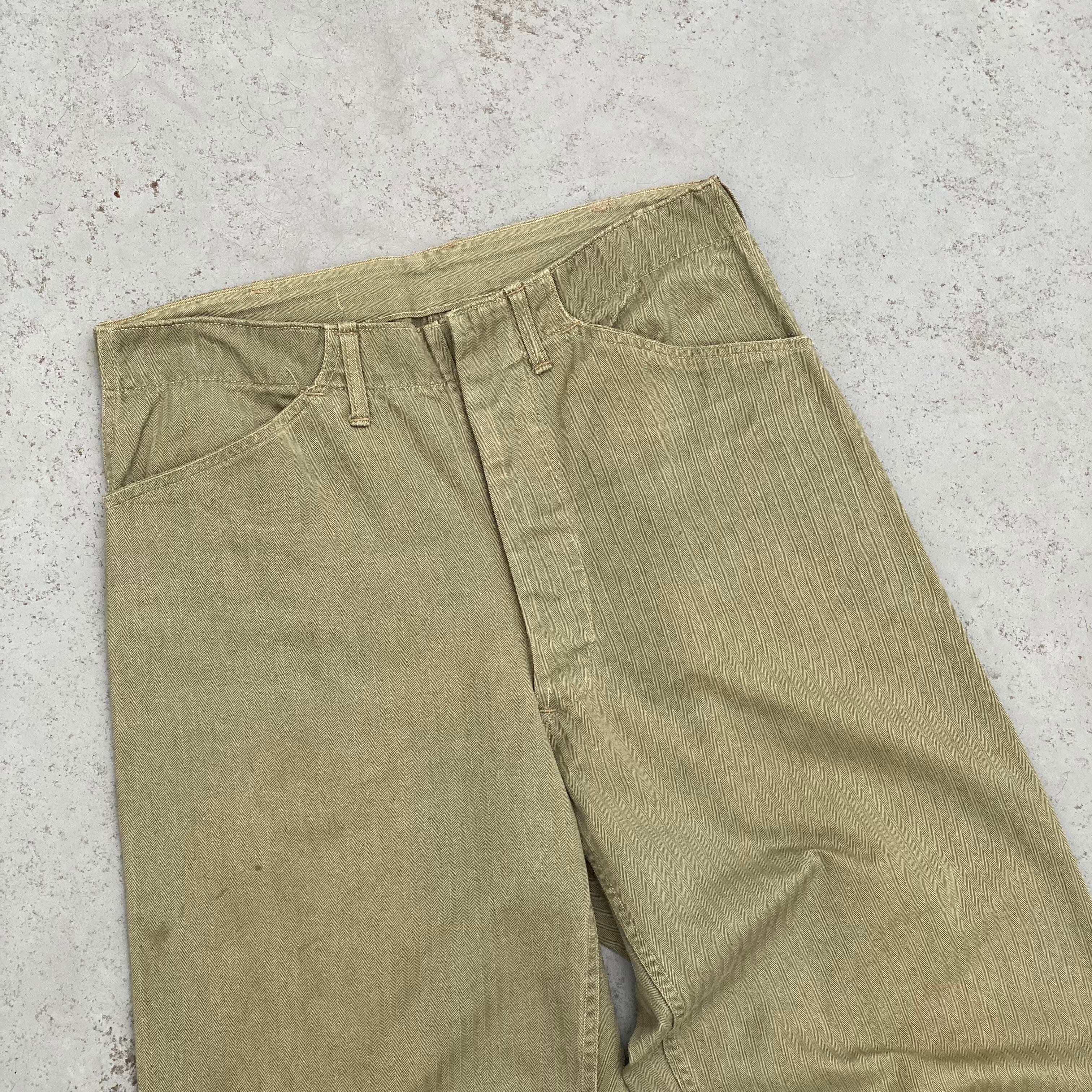 表記34】40's USMC P-41 H.B.T Pant | 下北沢SPiKe＆SPiCe