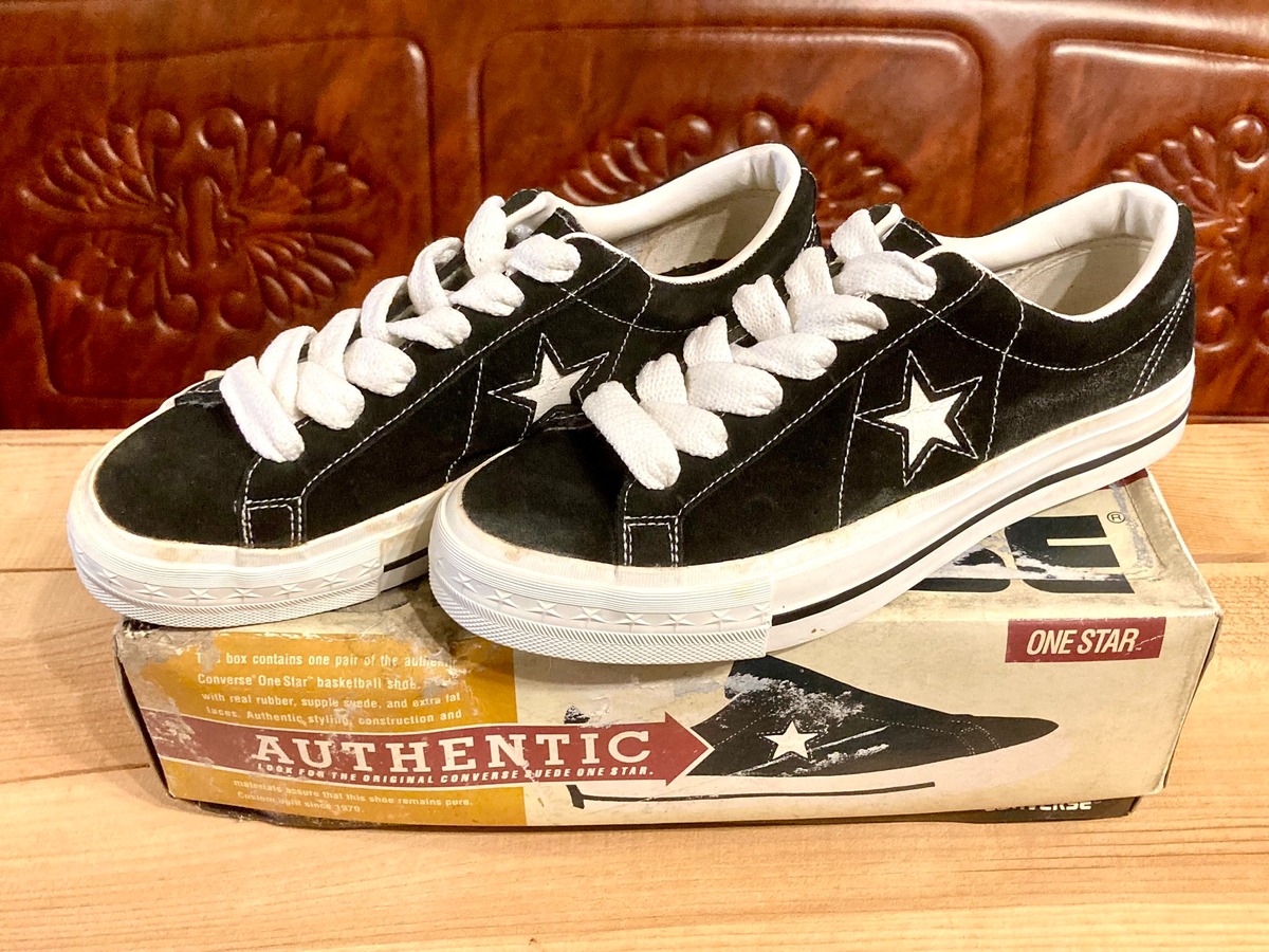 converse（コンバース） ONE STAR SUEDE（ワンスター スエード） 黒/白 