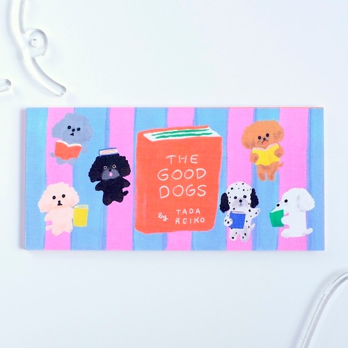 【多田玲子】一筆箋「THE GOOD DOGS」