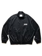 Polyester Twill Track Jacket - Black -