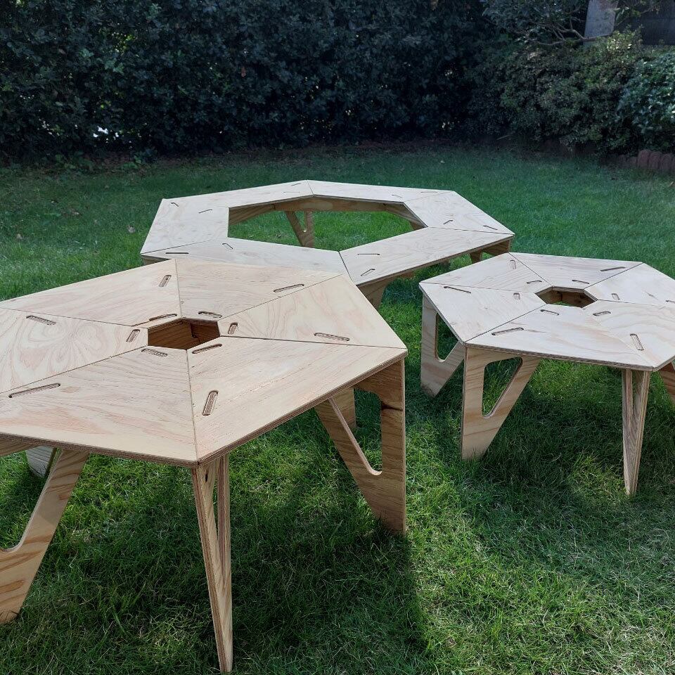 HEXA-TABLE【つどう】 | 井上進木工所