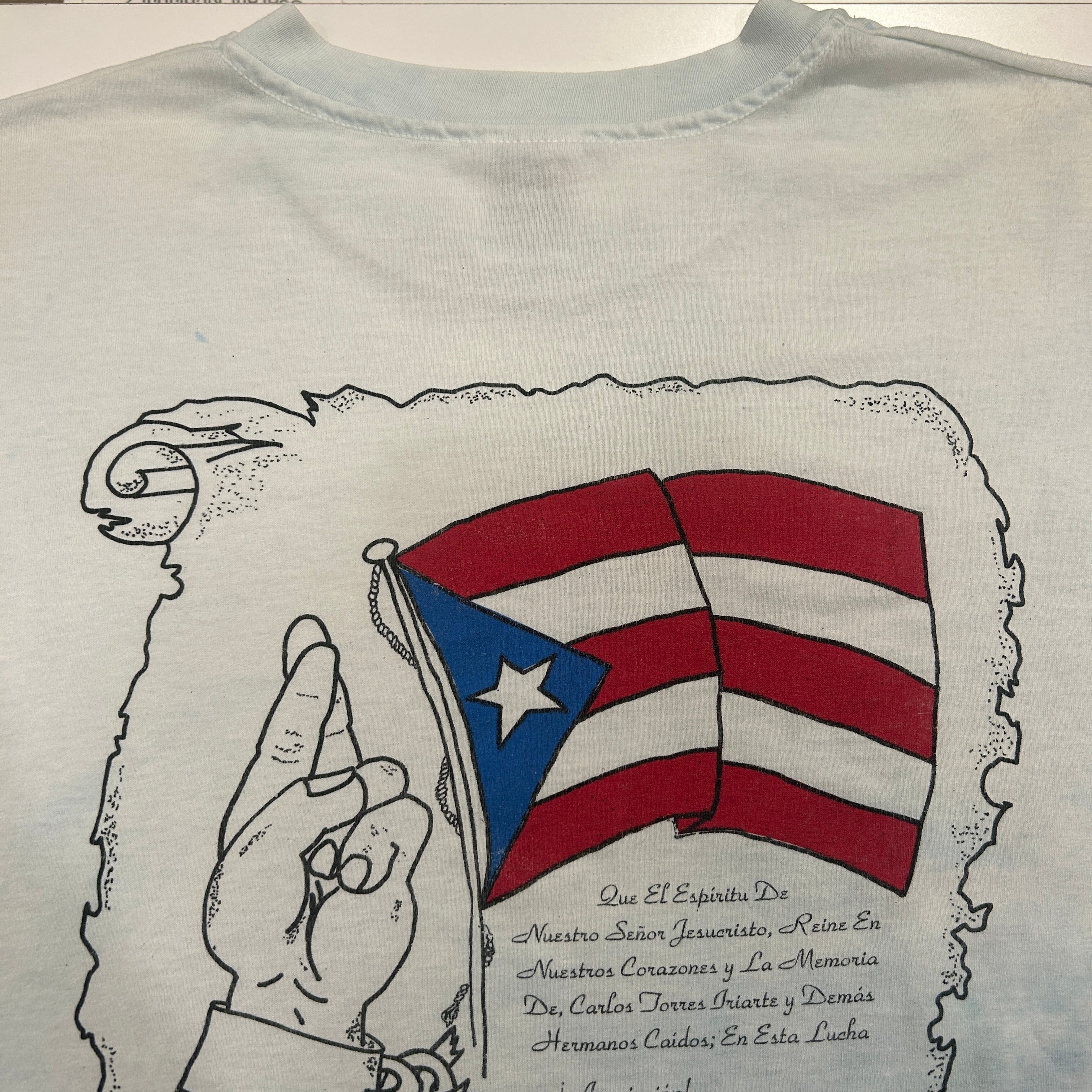 1990s PHOTO T-SHIRT SAXBLUE | safarionline
