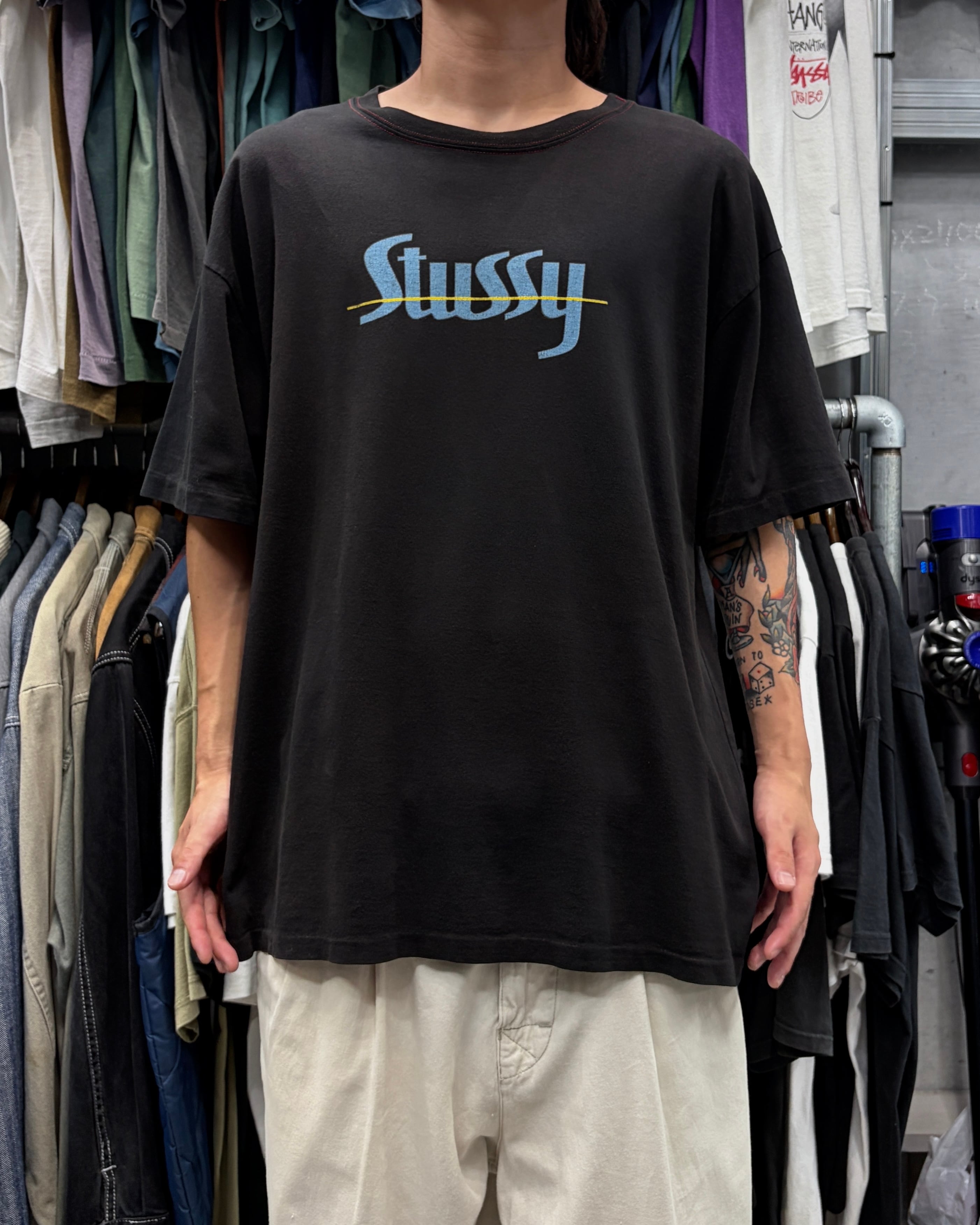 Special!!】80's~90's old stussy Spray Can Design Tee “黒タグ