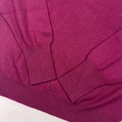 カシミヤ100% Excellent エクセレント ニット セーター LL/赤紫 メンズ