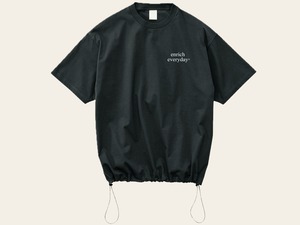2025年 8月上旬発送予定）受注生産 everyday drawcord Balloon T‐shirt 6.5oz ／ 6.5オンス ファインジャージー 裾ドローコード バルーンTシャツ（2種展開）
