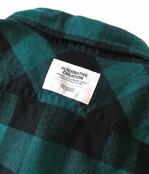 Check flannel shirt -Ska-