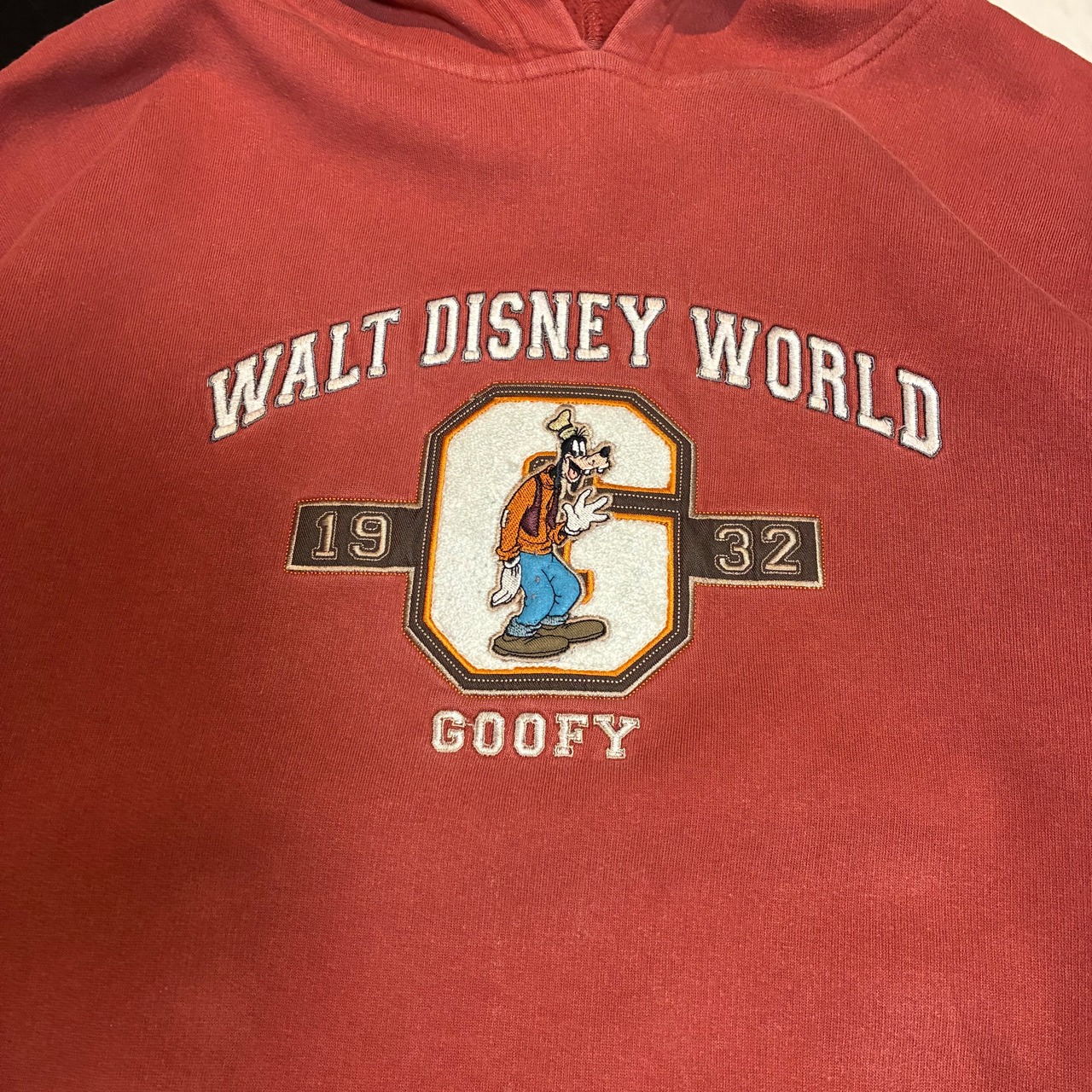 Disney GOOFY キャラクターパーカー ディズニー グーフィー オレンジ