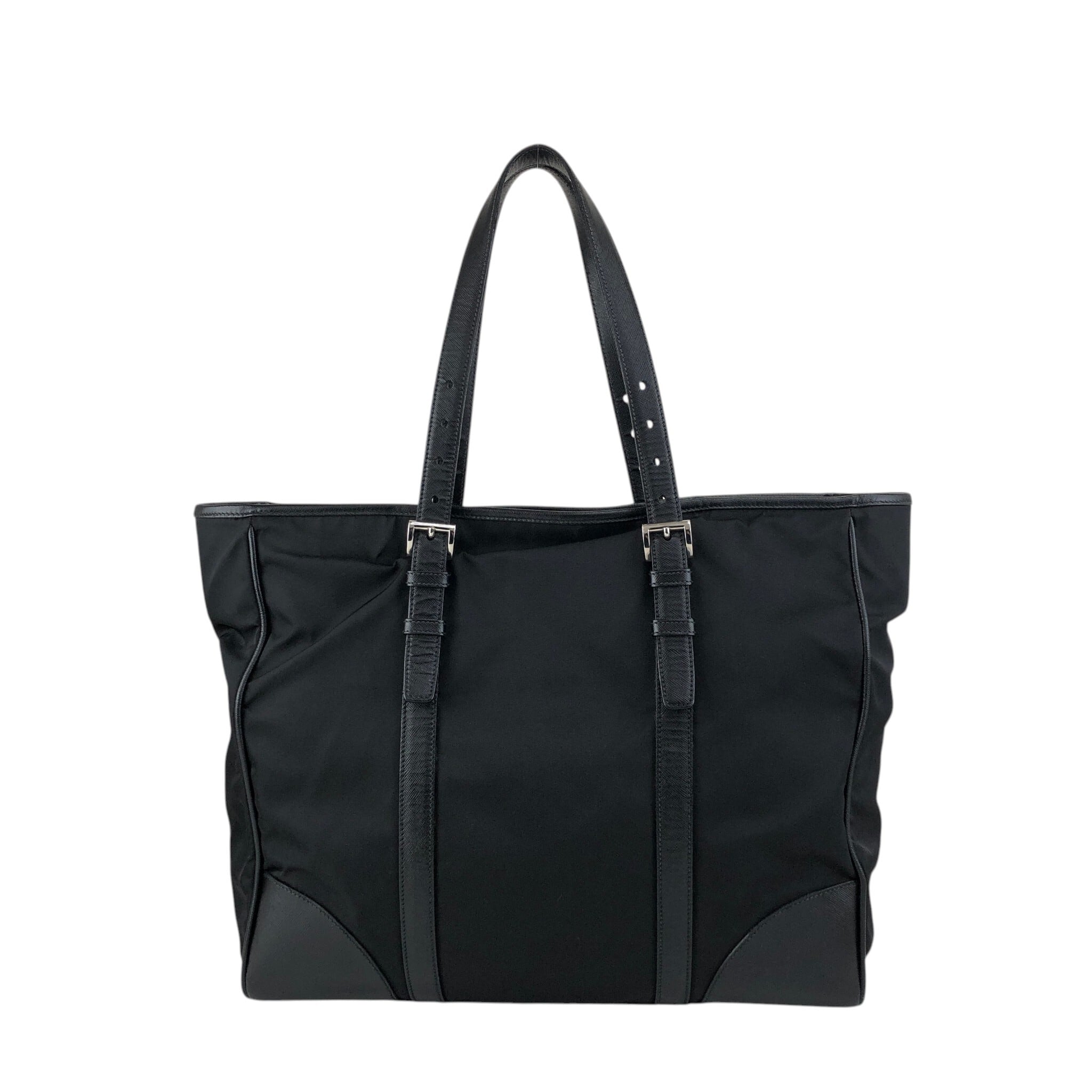 PRADA プラダ トートバッグ ブラック トライアングルロゴ ナイロン A4