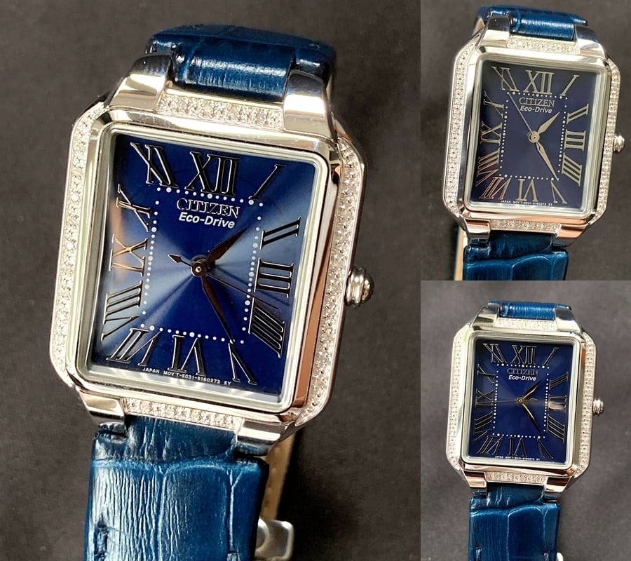 【美品】CITIZEN XC 電波ソーラー チタニウム　クロコ型押しレザー 楽天市場】シチズン CITIZEN XC クロスシー 腕時計 エコドライブ