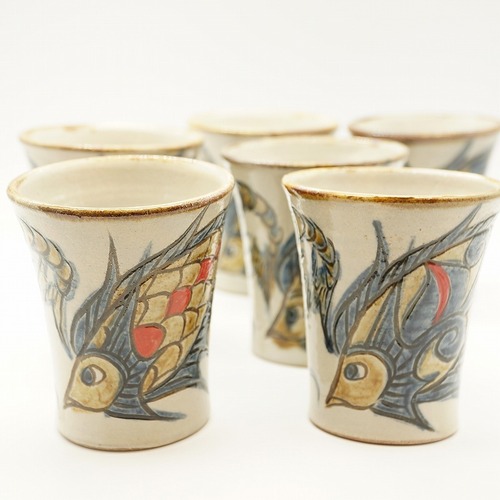 魚紋フリーカップ【金城陶器秀陶房】　