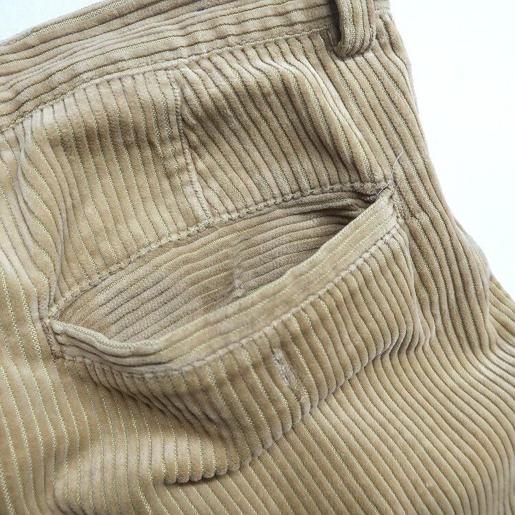 古着 GAP ギャップ ツータック 太畝 コーデュロイパンツ ブラウン系
