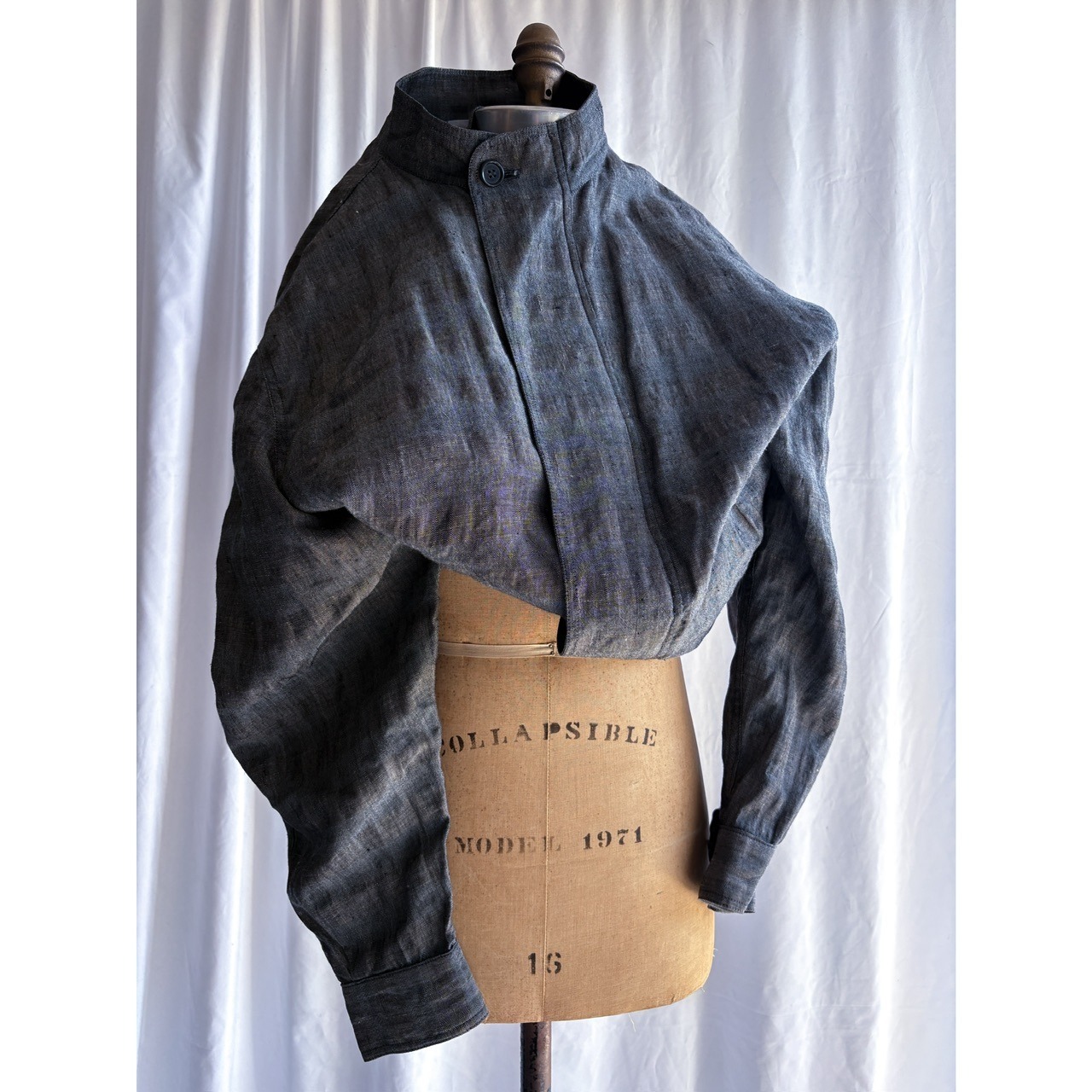 valentino UOMO Linen Plaid Bomber Jacket
