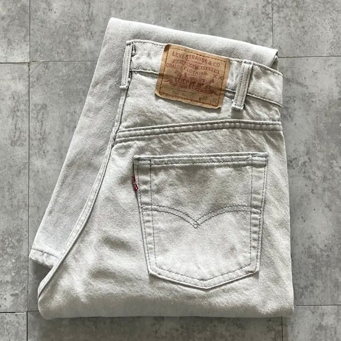 W30 L32】80's US.Levis 505 リーバイス ノックスビル工場(532) ボタン