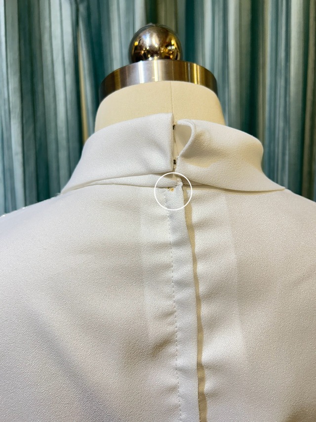 vintage white blouse with belt
