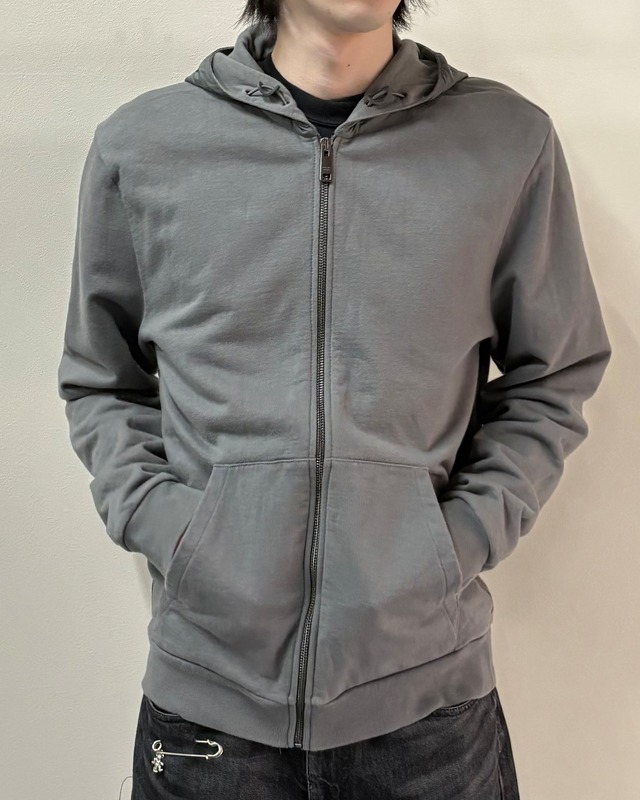 【2019s/PRADA】nylon switching zip hoodie