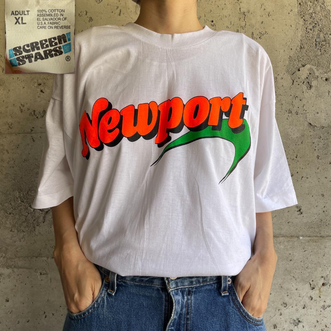 XZ87 Tシャツ ニューポート Newport 90s タバコ プロモT | ビンテージ雑貨 家と外で powered by BASE