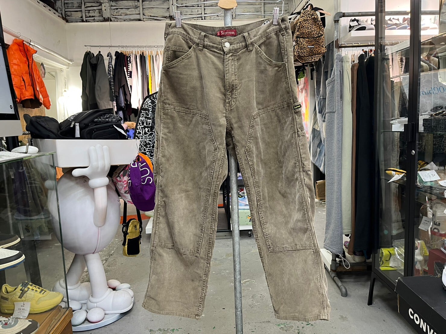 Supreme double knee corduroy pant 32