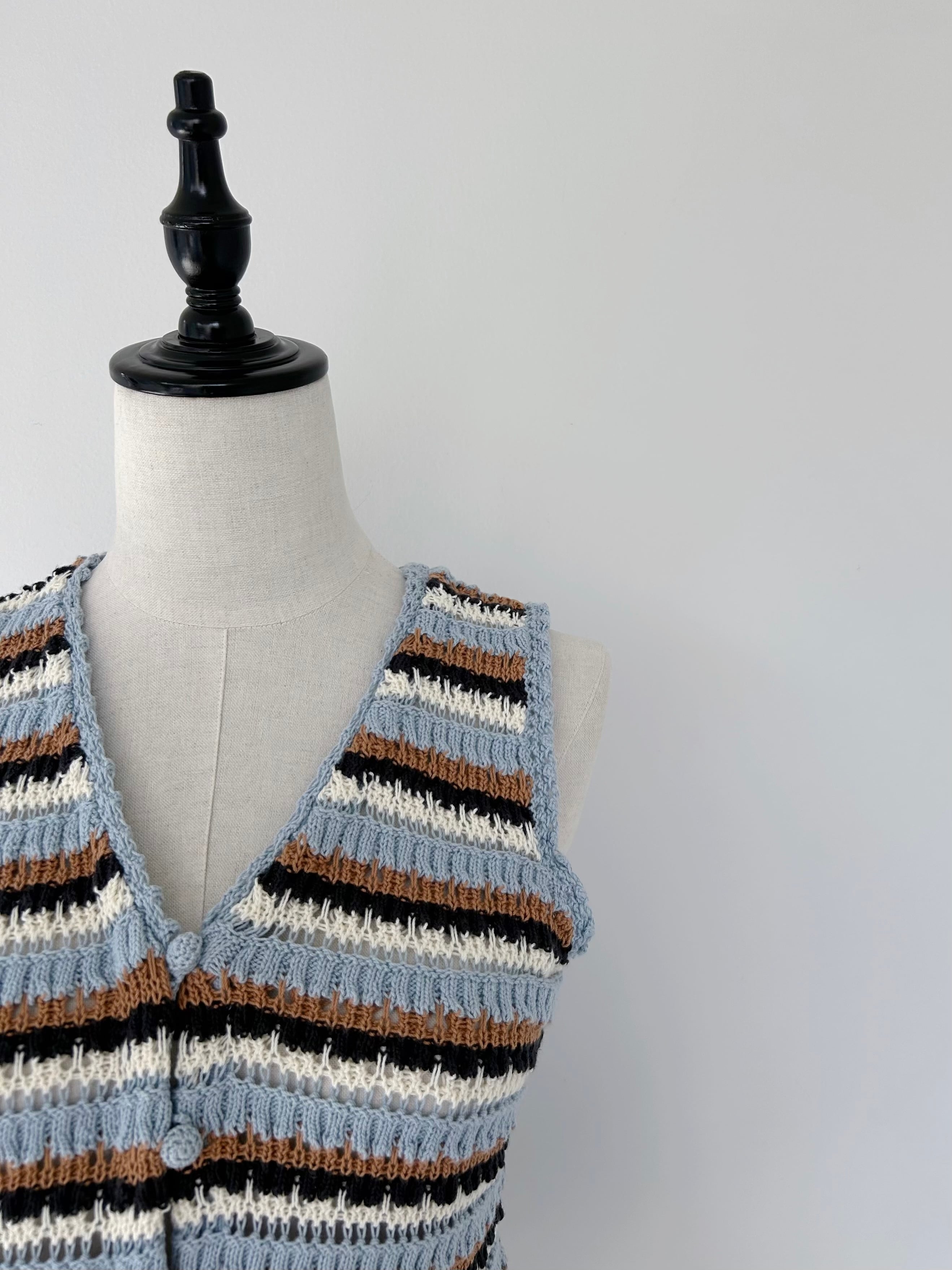 COEL マルチボーダーニットベスト | KOKO