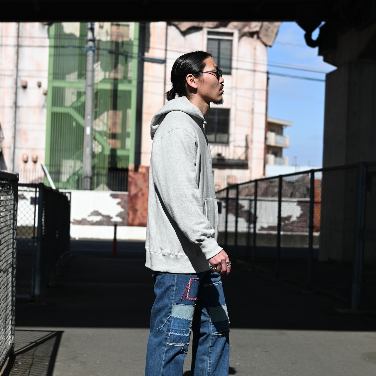 山内 / 超高密度シールドコットンクロス・セミダブルジップジャケット