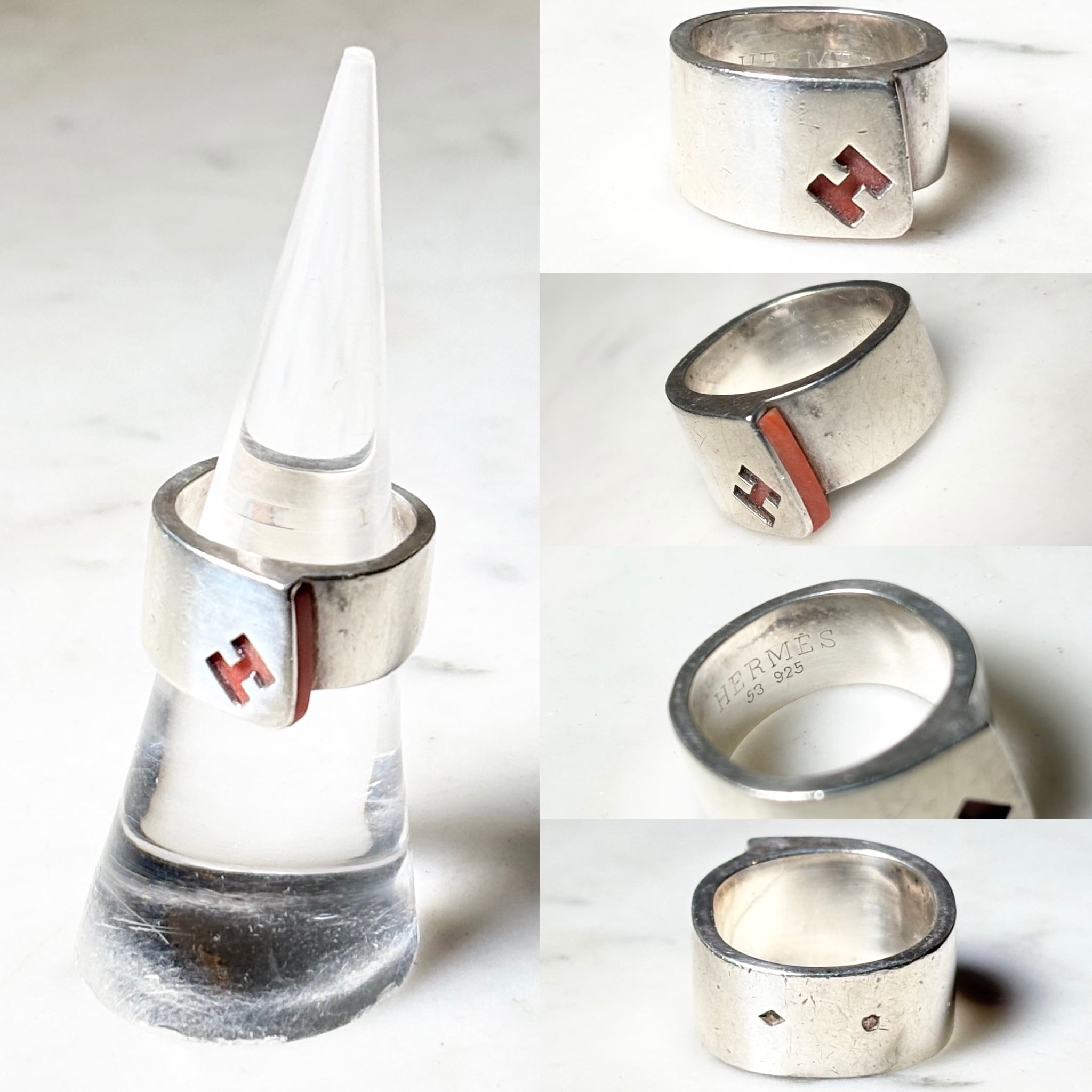 HERMES キャンディリング　シルバー HERMES silver “Candy Ring” | NOIR ONLINE