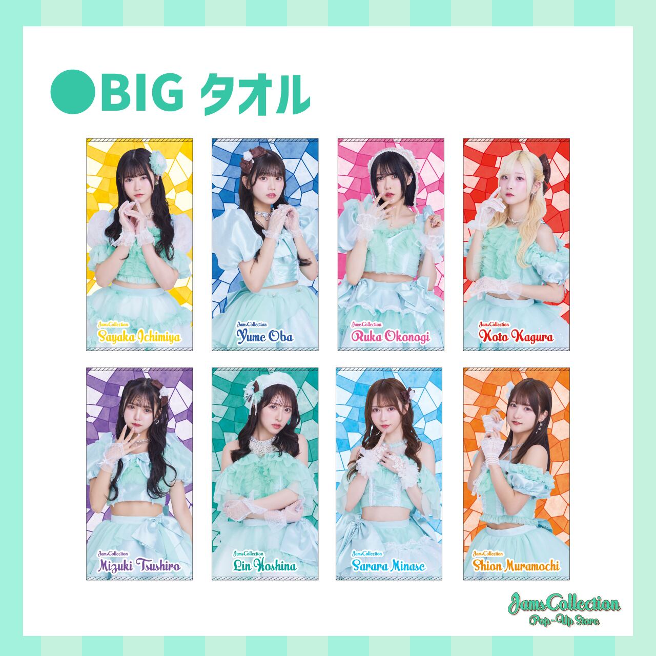 POP-UP 2024】BIGタオル（全8種） | JamsCollection 