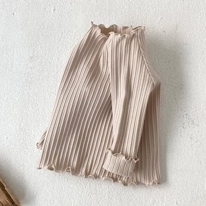 【秋作】フリル襟カットソー　全3色