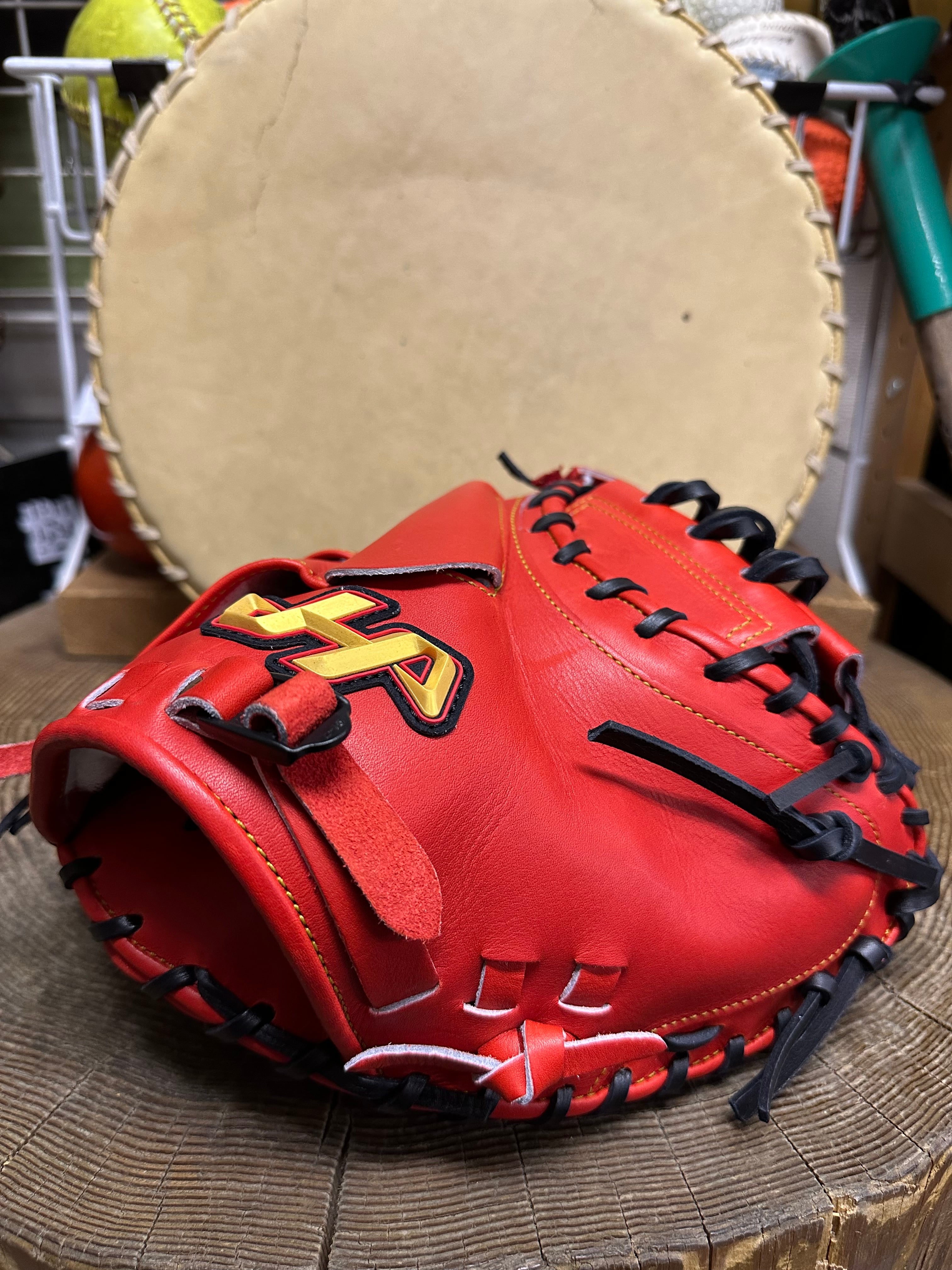 TAMAZAWA 硬式キャッチャーミット（袋付き） 野球 玉澤 タマザワ 硬式 硬式用キャッチャーミット 捕手用 DELUXE