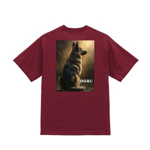ジャーマン・シェパード　バックデザインTシャツ