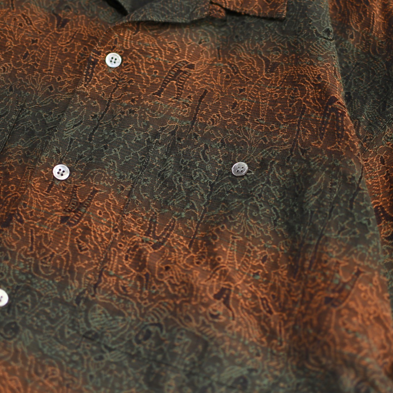 clown jacquard weave design shirt