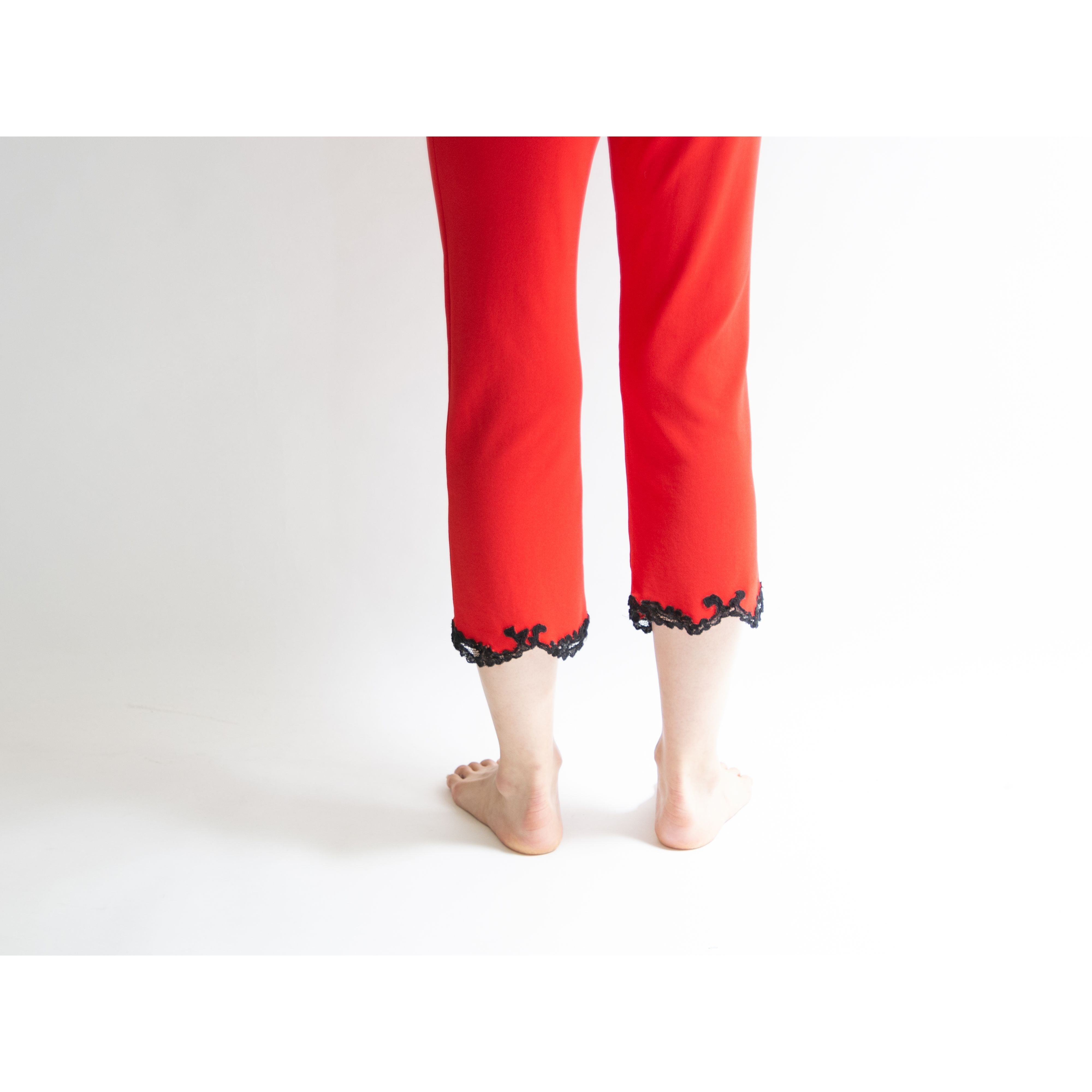 【GIANNI VERSACE】Made in Italy Viscose-Silk Jersey Pants(ジャンニヴェルサーチ イタリア製ヴィスコースシルクジャージパンツ)