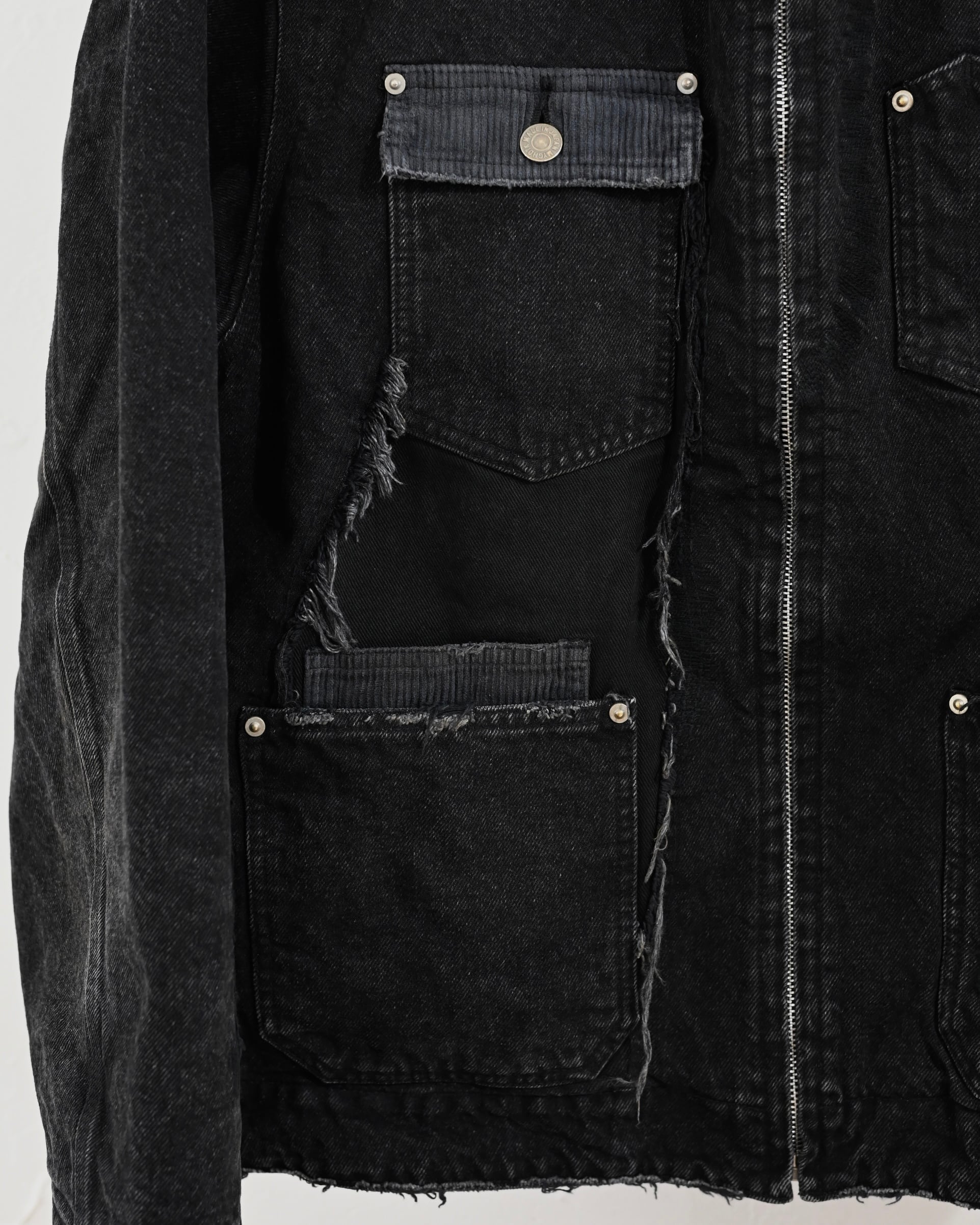 Repair Work Jacket c/# BLACK | MIYAGIHIDETAKA