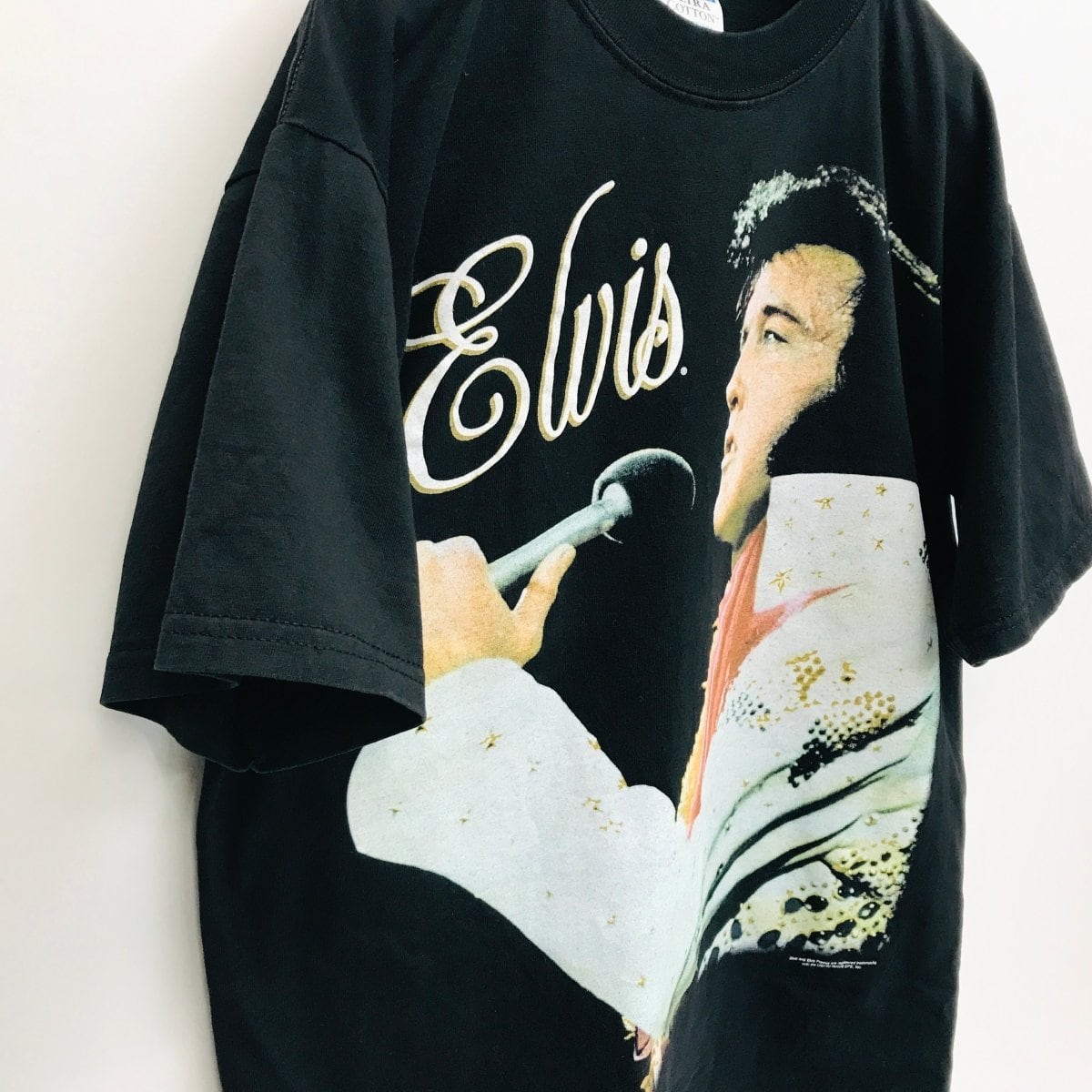 GILDAN ELVIS PRESLEY エルビス プレスリー LIVE Tシャツ ブラック L