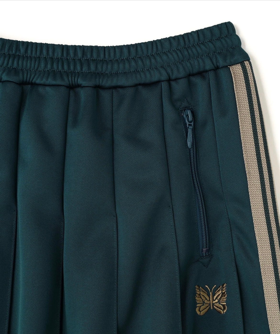 NEEDLES】Pleanted Track Skirt-Poly Smooth | idealclasse