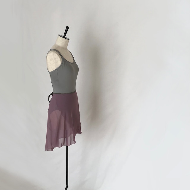 ◇"Tatiana" Ballet Wrap Skirt  -   Dusty Lavender（ ダスティラベンダー ）