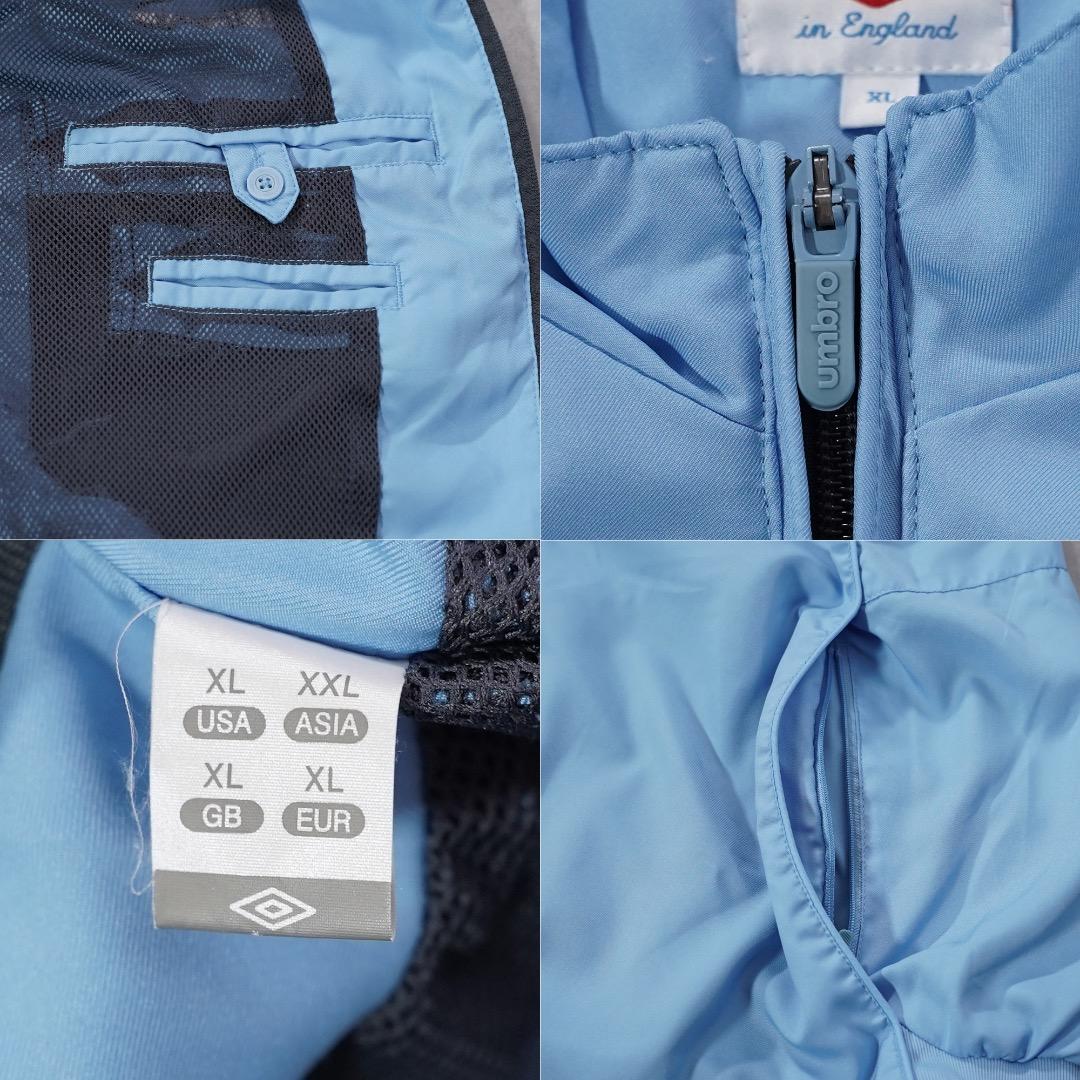 アンブロ マンチェスターシティ ジャケット サッカー 2XL 青 18263 | fuufu