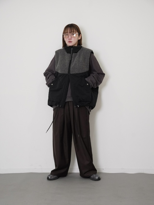 unisex【867design】Boa Switching Vest