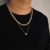 Chain Necklace　Six-sided Single　2mm